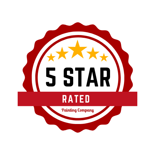 Five star rated painting company badge